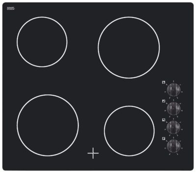 Bush A60CK 60cm Ceramic Hob- Black/Store Pick Up.